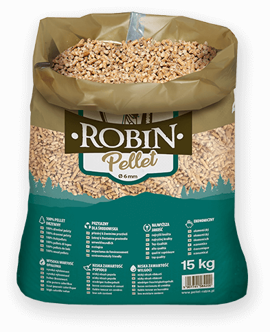 worek pelletu opałowego Robin do kupienia w Zabrzu lub sklepie internetowym